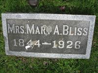 Bliss, Mrs. Mary A